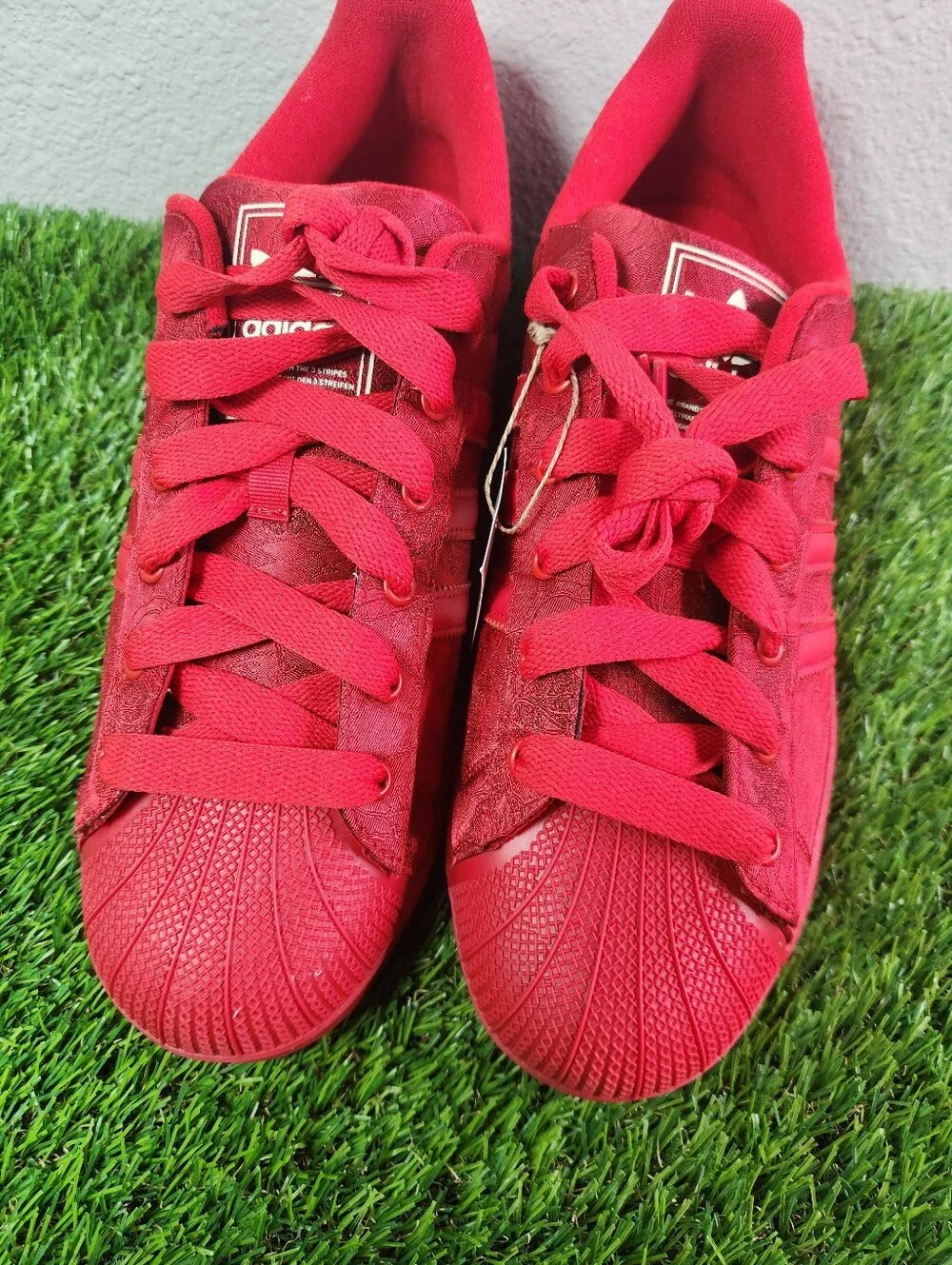 Size 13 - Adidas Superstar II Better Scarlet Men's IH9302